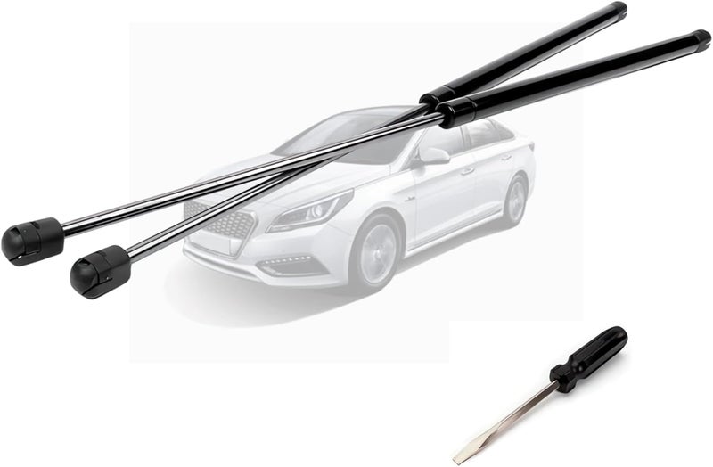 JSTEE Hood Struts Lift Supports Car Hood Holder Gas Spring for 2015-2017 Hyundai Sonata Rust Resistant 81161-C1000 Trunk, Pack of 2,with Screwdriver for Install - Image 1